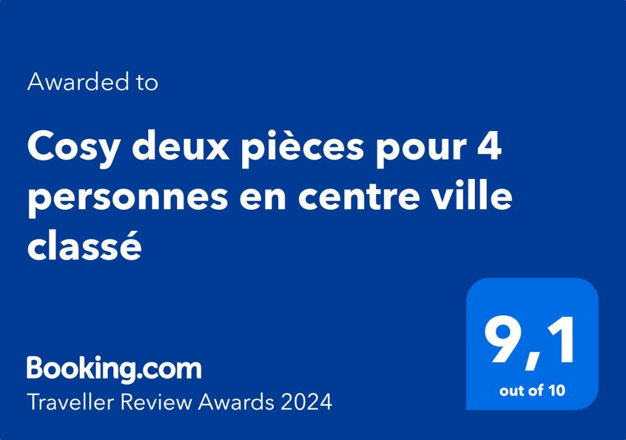 Cosy Deux Pieces Pour 4 Personnes En Centre Ville Classe 카발레르쉬르메르 외부 사진